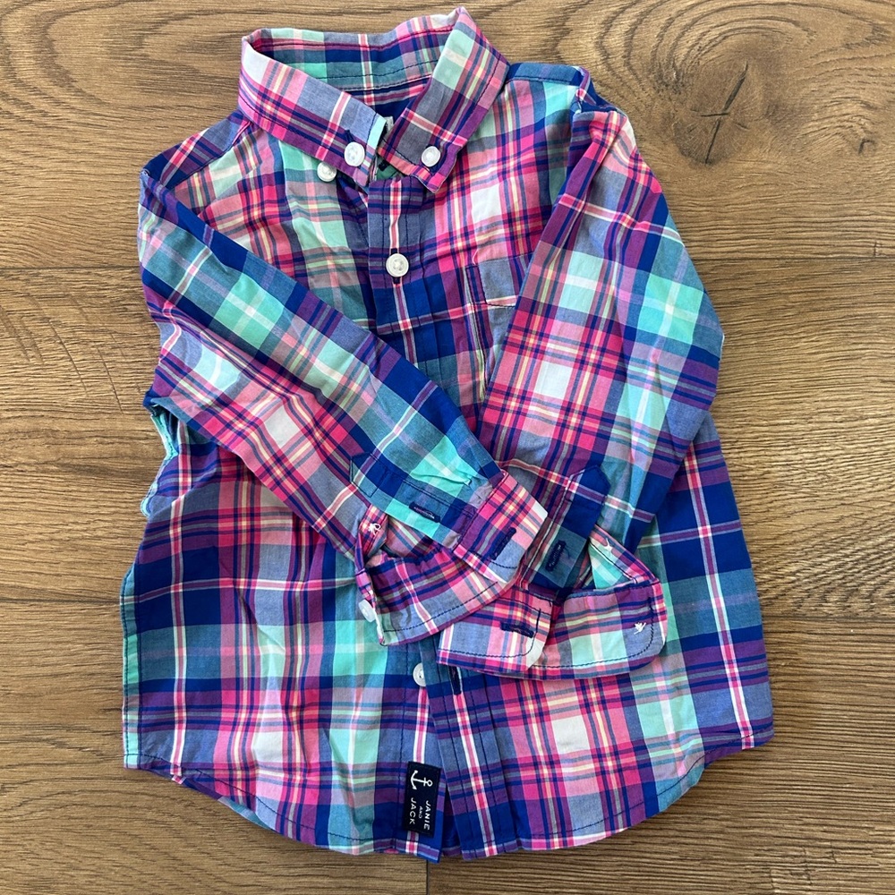 Janie and Jack 6-12mo Button up